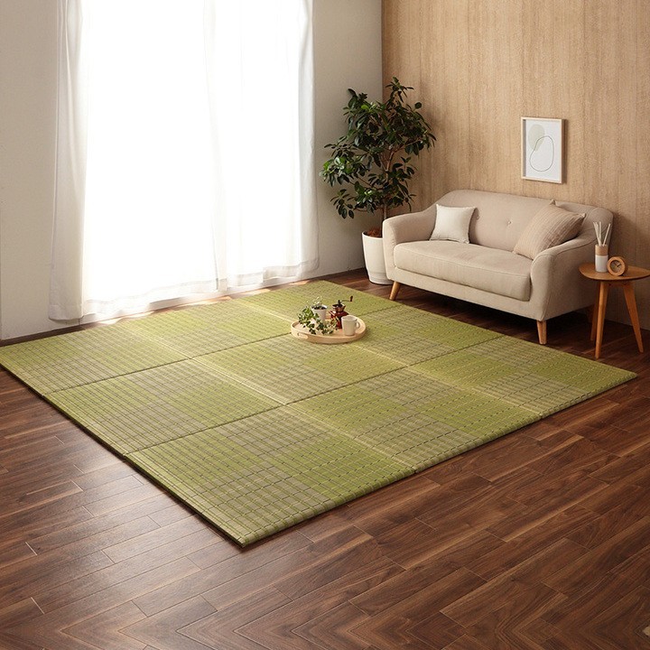 Japanese igusa tatami mat Seimei 82 x 82 cm 1 mat room image
