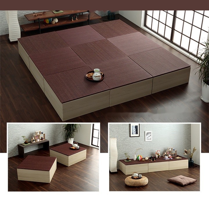 Cardboard raised platform for tatami mats