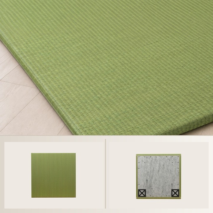Japanese Igusa Tatami Mat Prado 70 x 70 cm 1 mat Light green room image