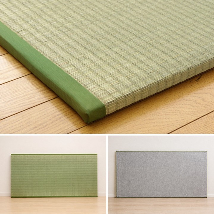 Japanese igusa tatami floor mat Rakuza 88 x 176 x 2.2 cm 1 mat gallery image