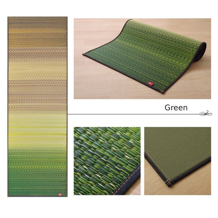 Joy igusa yoga mat in Green