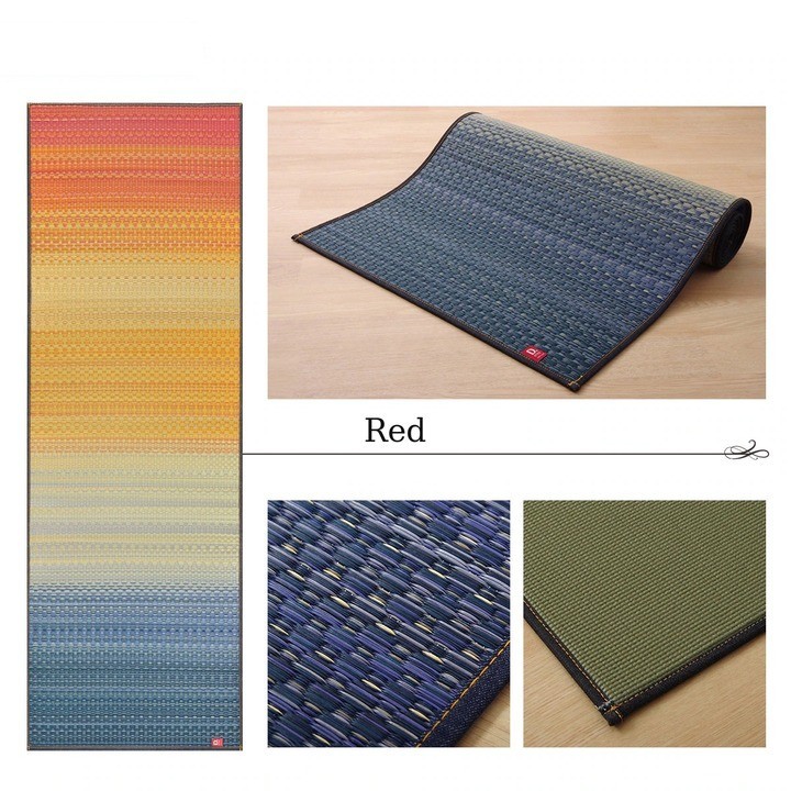 Joy igusa yoga mat in Red