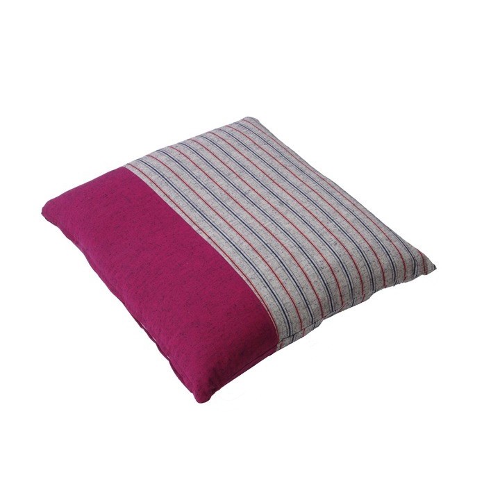 Chikugo zabuton floor cushion in Enji Red
