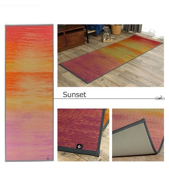 Skysea igusa yoga mat in Sunset