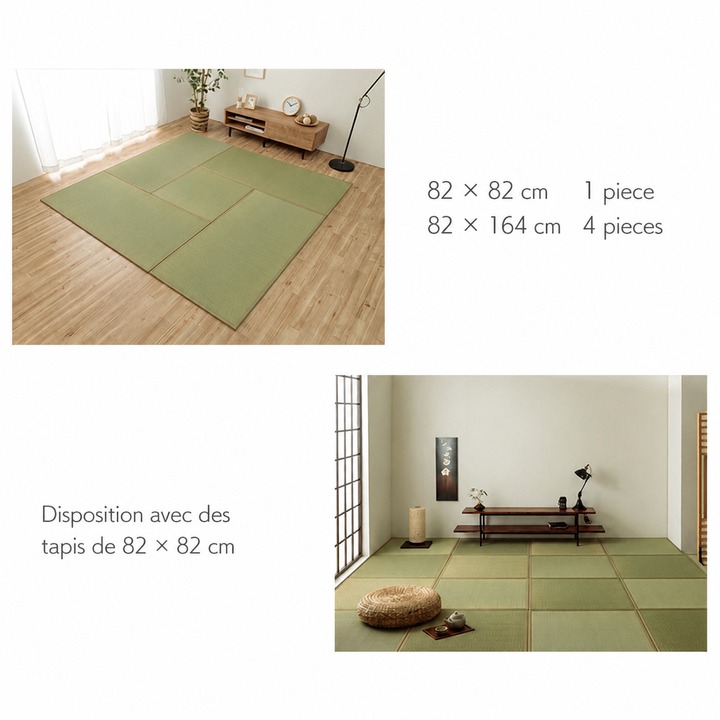 Tatami japonais en igusa Agura - Des tailles adaptees a votre piece Tatami japonais en igusa Agura - Des tailles adaptees a votre piece