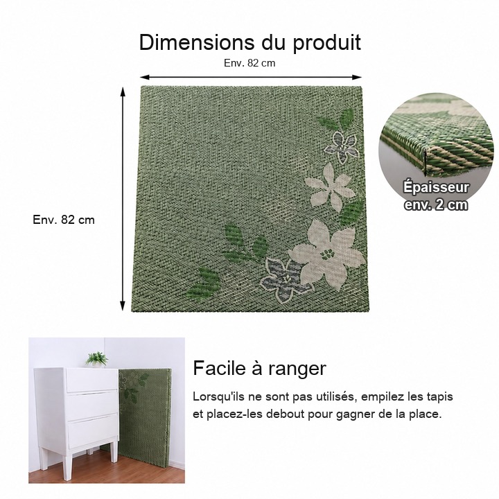 Design Leaf dimensions du produit et détails de rangement Design Leaf dimensions du produit et détails de rangement