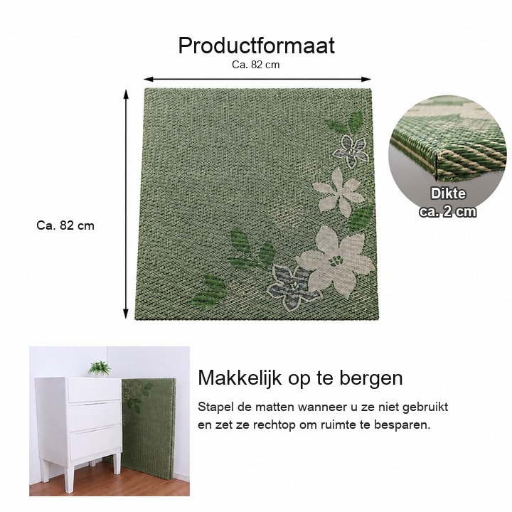 Design Leaf productformaat en opbergdetails Design Leaf productformaat en opbergdetails