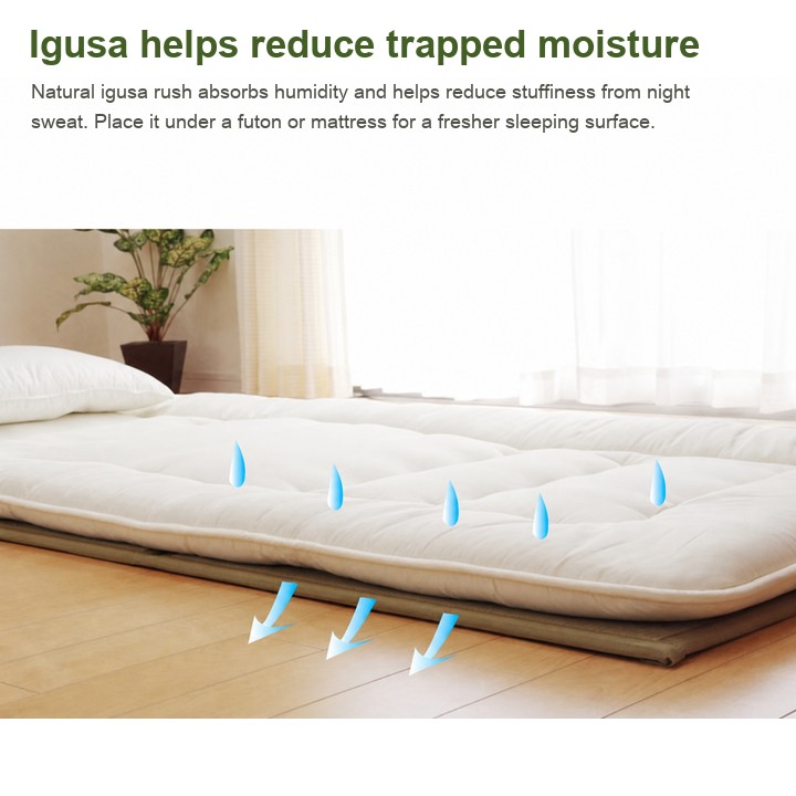 Igusa mattress natural rush texture Igusa mattress natural rush texture