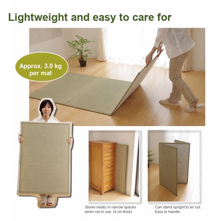 Igusa mattress lightweight tri-fold design Igusa mattress lightweight tri-fold design