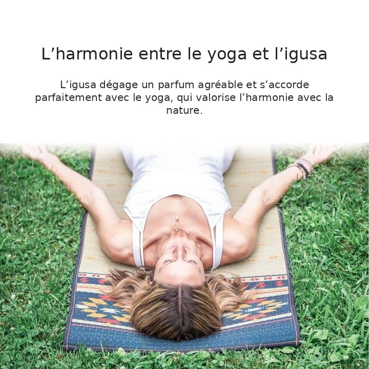 Harmonie entre le yoga et l’igusa Harmonie entre le yoga et l’igusa