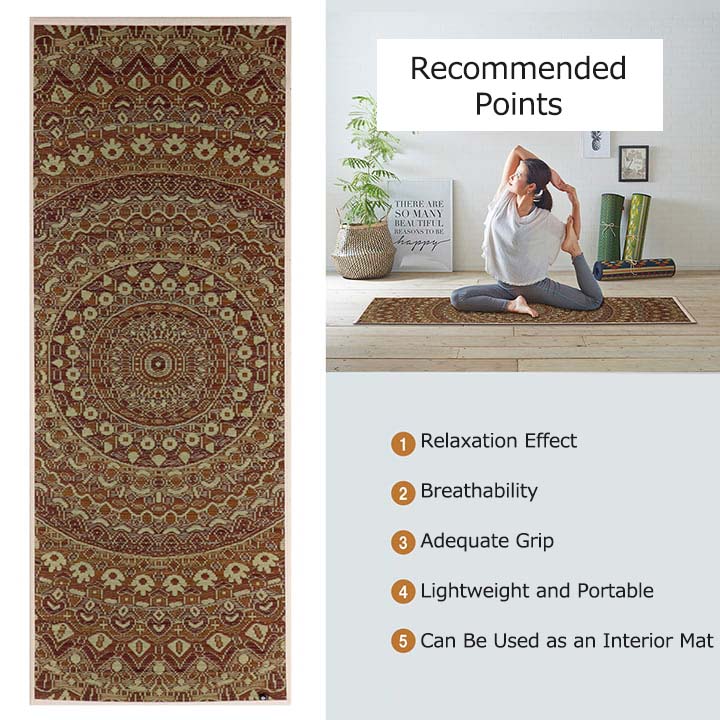 Mandala yoga mat key features