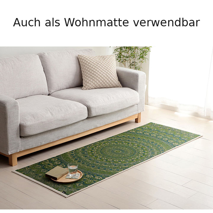 Yogamatte als Wohnmatte