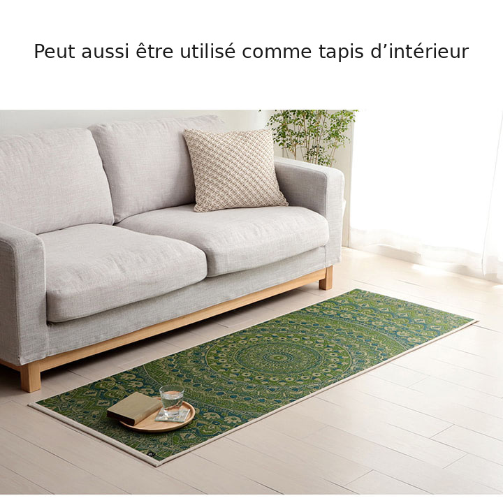 Tapis de yoga comme tapis d’intérieur
