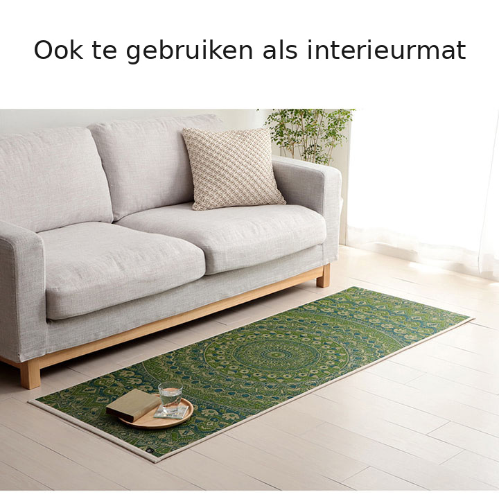 Yogamat als interieurmat