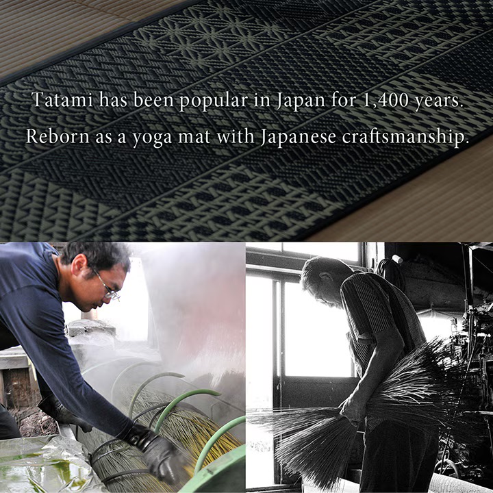 Japanese craftsmanship behind tatami yoga mats Japanese craftsmanship behind tatami yoga mats
