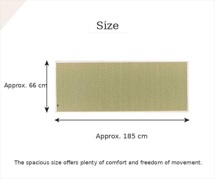 Plain igusa yoga mat dimensions