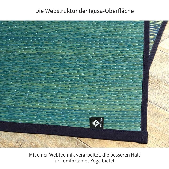 Gewebte Oberfläche der Skysea Igusa-Yogamatte Gewebte Oberfläche der Skysea Igusa-Yogamatte
