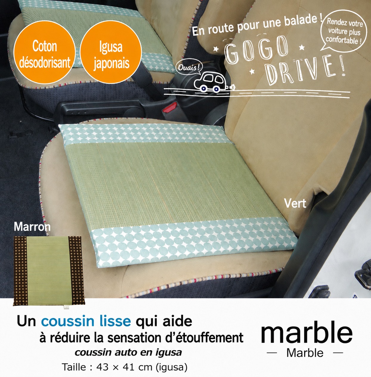 Marble - Utilisation dans la voiture Marble - Utilisation dans la voiture