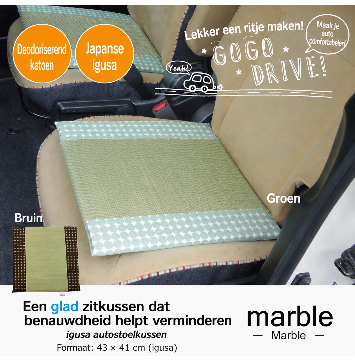 Marble - Gebruik in de auto Marble - Gebruik in de auto