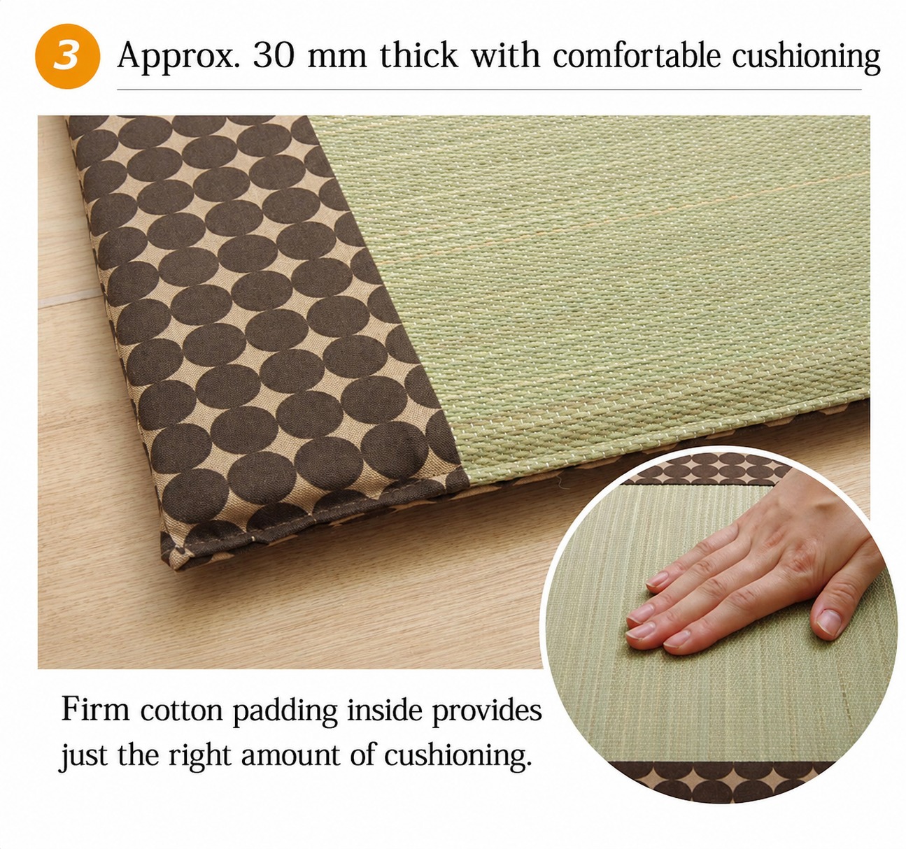 Marble - Comfortable thickness and cushioning Marble - Comfortable thickness and cushioning