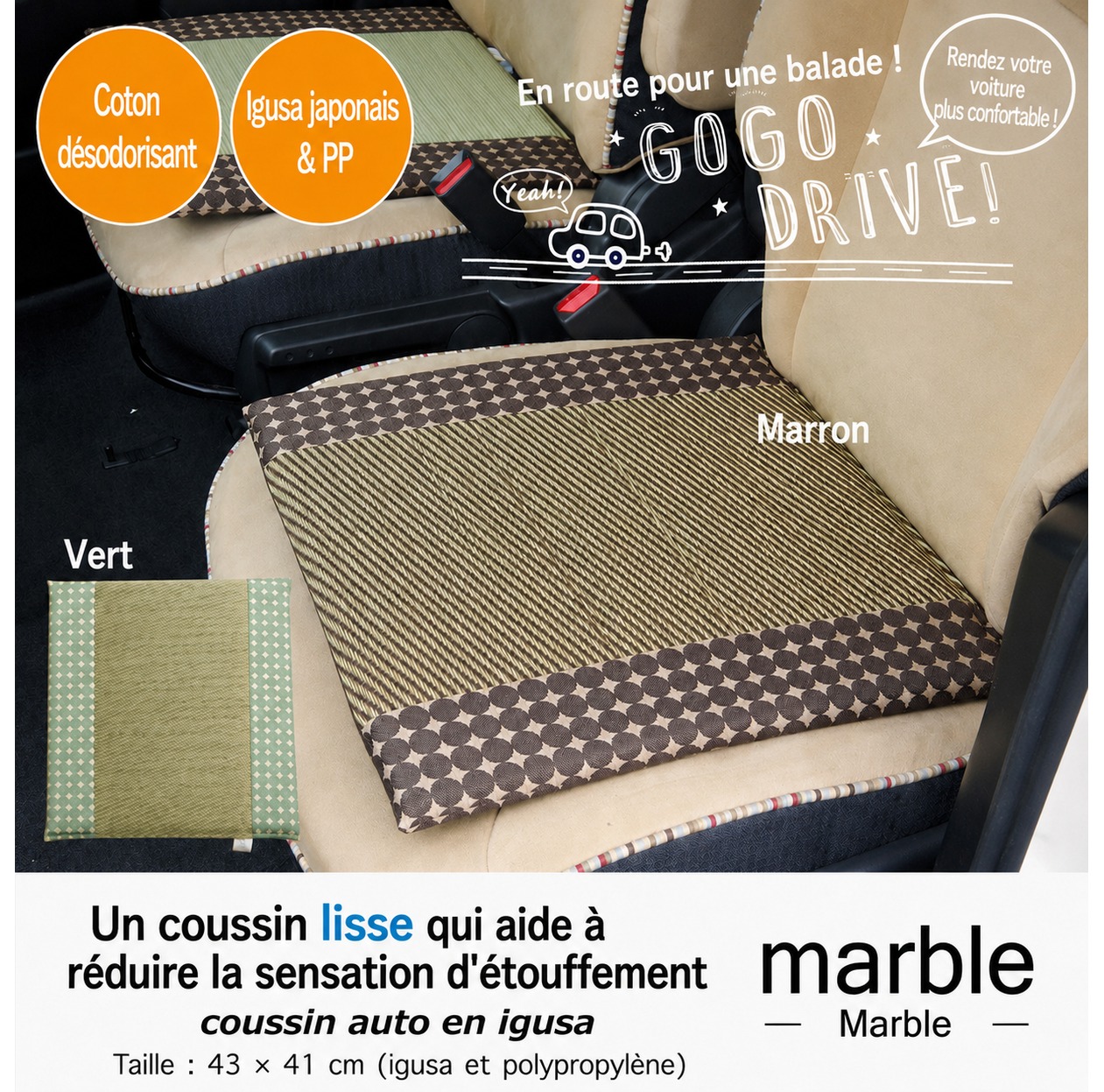 Marble - Utilisation dans la voiture