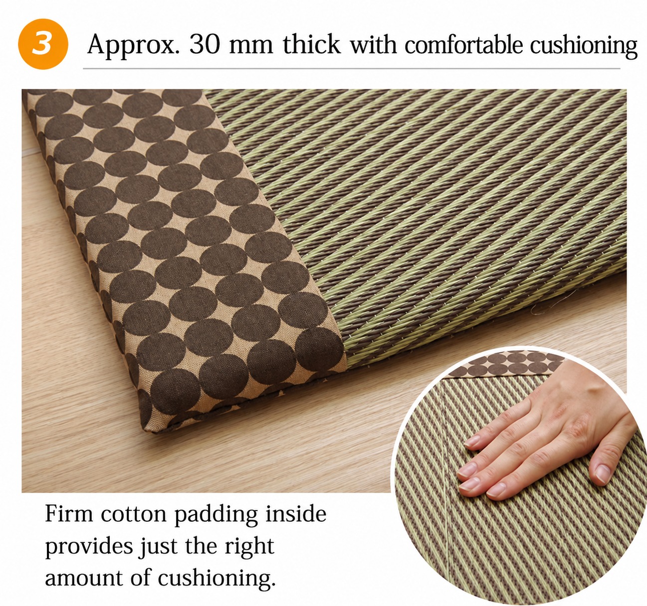 Marble - Comfortable thickness and cushioning