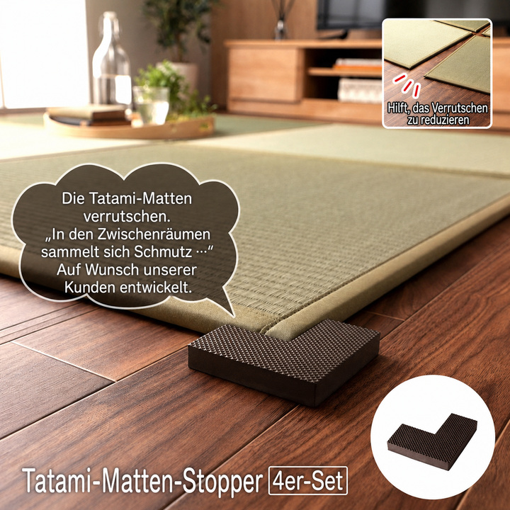 Tatami-Matten-Stopper 4er-Set - Produktdetails Tatami-Matten-Stopper 4er-Set - Produktdetails