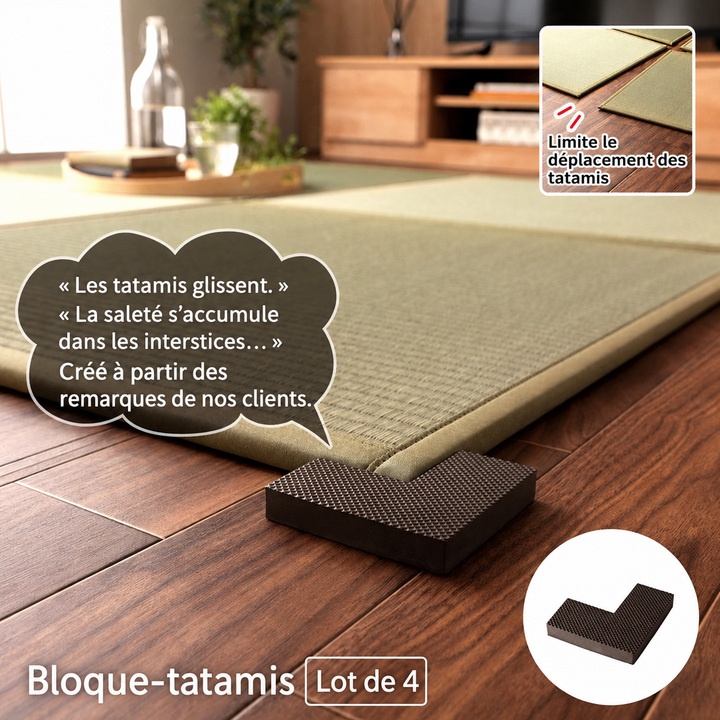 Bloque-tatamis Lot de 4 - Détails du produit Bloque-tatamis Lot de 4 - Détails du produit
