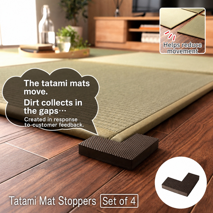 Tatami Mat Stopper Set of 4 - Product Details Tatami Mat Stopper Set of 4 - Product Details