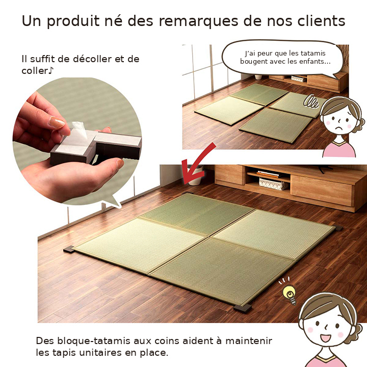 Bloque-tatamis Lot de 4 - Détails du produit Bloque-tatamis Lot de 4 - Détails du produit