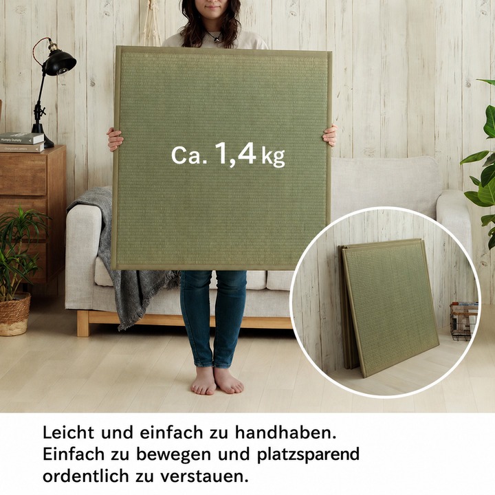 Anti-Milben-Tatamimatte ca 1,4 kg leicht Anti-Milben-Tatamimatte ca 1,4 kg leicht