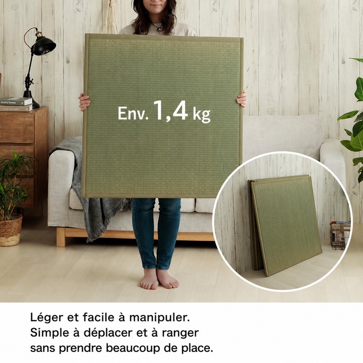 Tatami anti-acariens env 1,4 kg léger Tatami anti-acariens env 1,4 kg léger