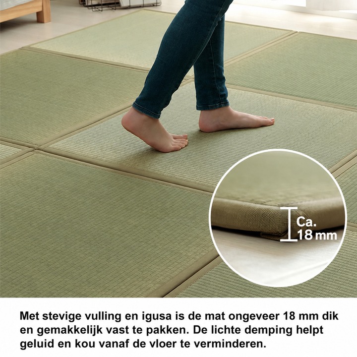 Antimijt tatamimat ca 18 mm dikte en demping Antimijt tatamimat ca 18 mm dikte en demping