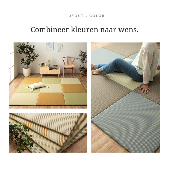 Misa kleuren en geweven textuur