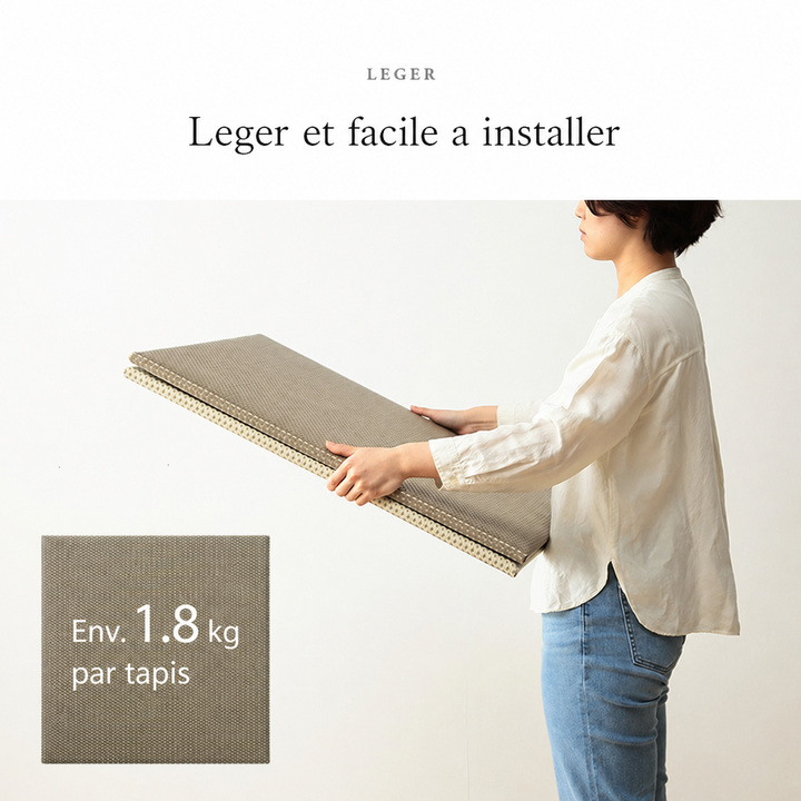 Misa léger et facile à ranger