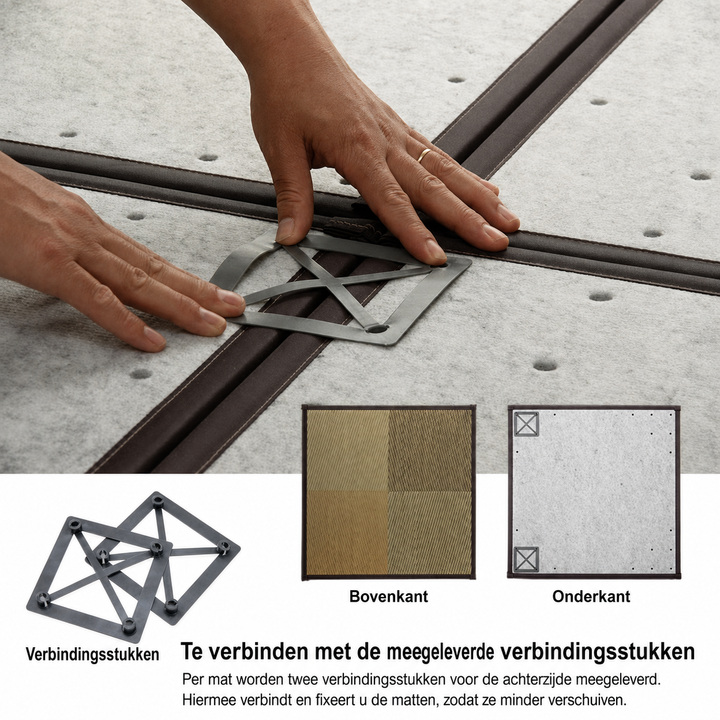 Neil verbindbaar met meegeleverde stukken Neil verbindbaar met meegeleverde stukken