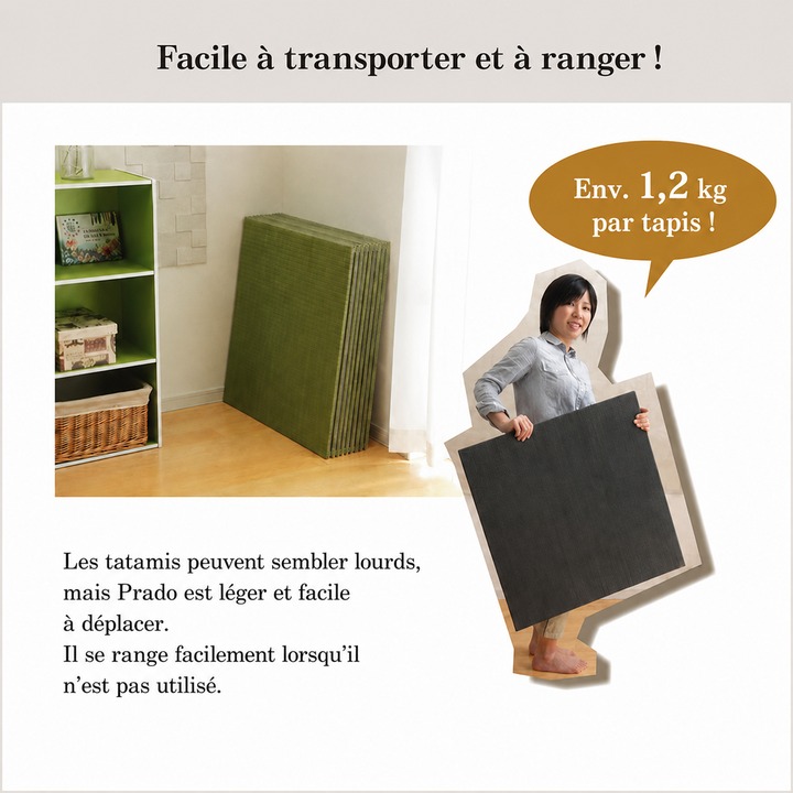 Prado tatami modulaire léger Prado tatami modulaire léger