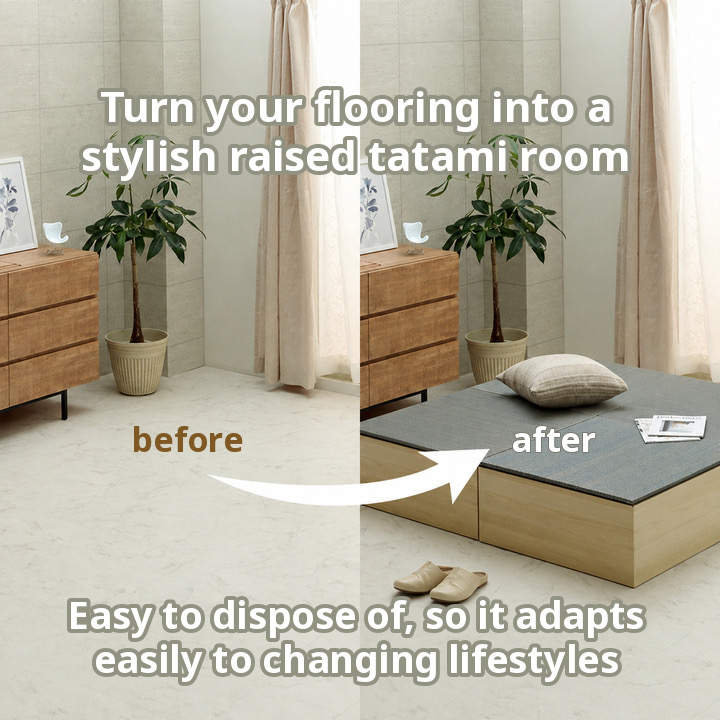 Cardboard Raised Platform for Tatami Mats