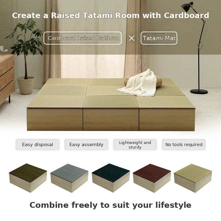 Cardboard Raised Platform for Tatami Mats