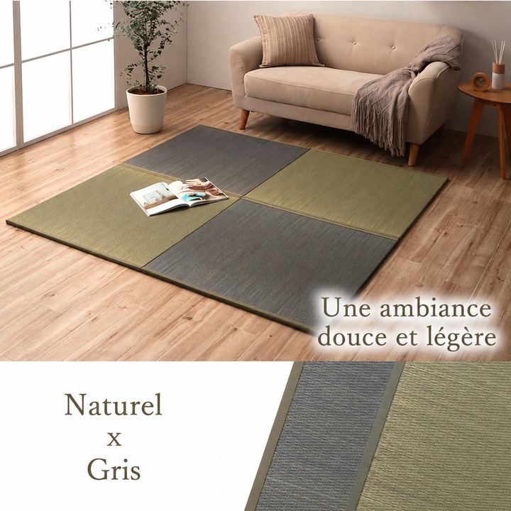 Rakkaru combinaison naturel et gris Rakkaru combinaison naturel et gris