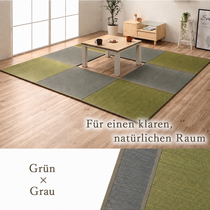 Rakkaru Grün und Grau für einen klaren Raum Rakkaru Grün und Grau für einen klaren Raum