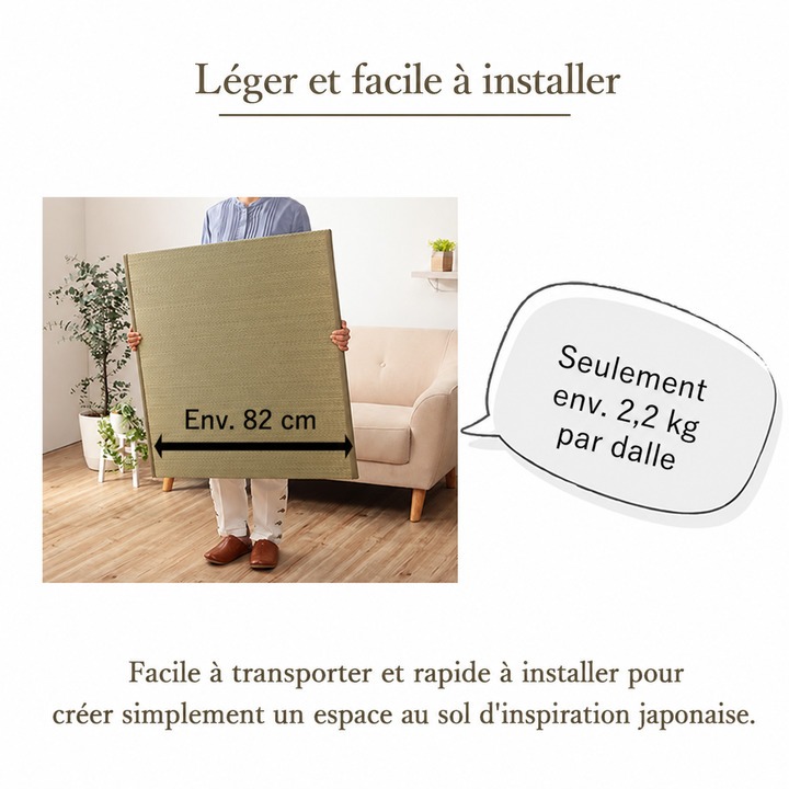 Rakkaru léger et facile à installer Rakkaru léger et facile à installer