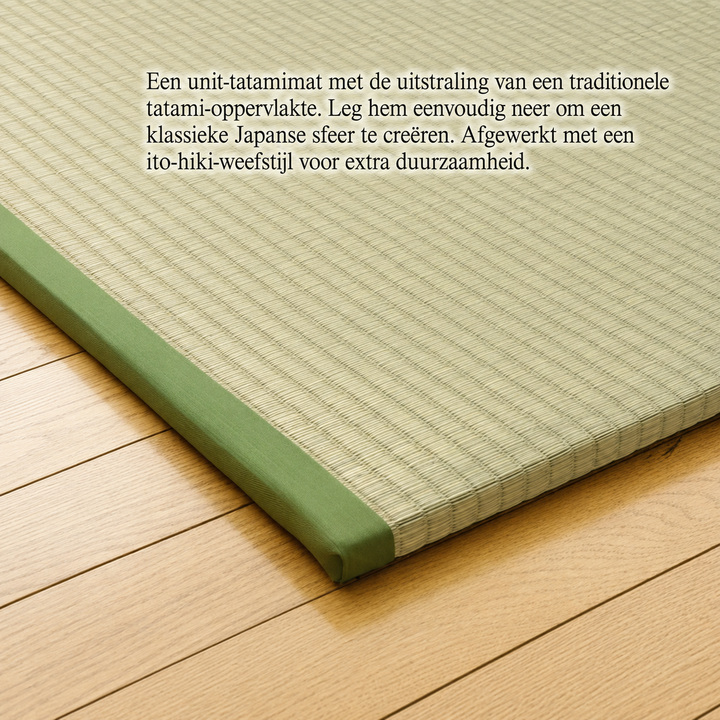 Rakuza duurzame ito-hiki igusa-weving Rakuza duurzame ito-hiki igusa-weving