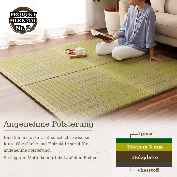 Seimei angenehm gepolsterter Aufbau Seimei angenehm gepolsterter Aufbau